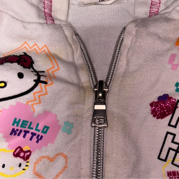 Hello Kitty White Kids Hoodie - Picture 3 of 6